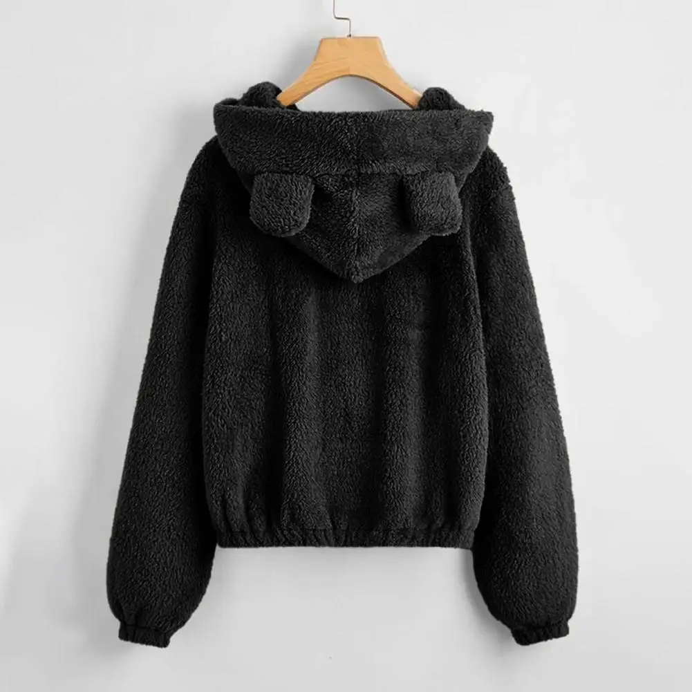 

Women Coat Hooded Soft Coldproof Windproof Autumn Winter Female Jacket Ladies Coat for Daily