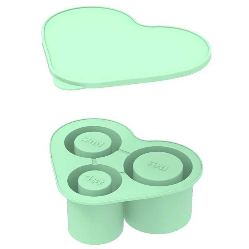 Silicone Cube Mold Big Hollow Cylinder Tray for Beer Accessories Cream Tools