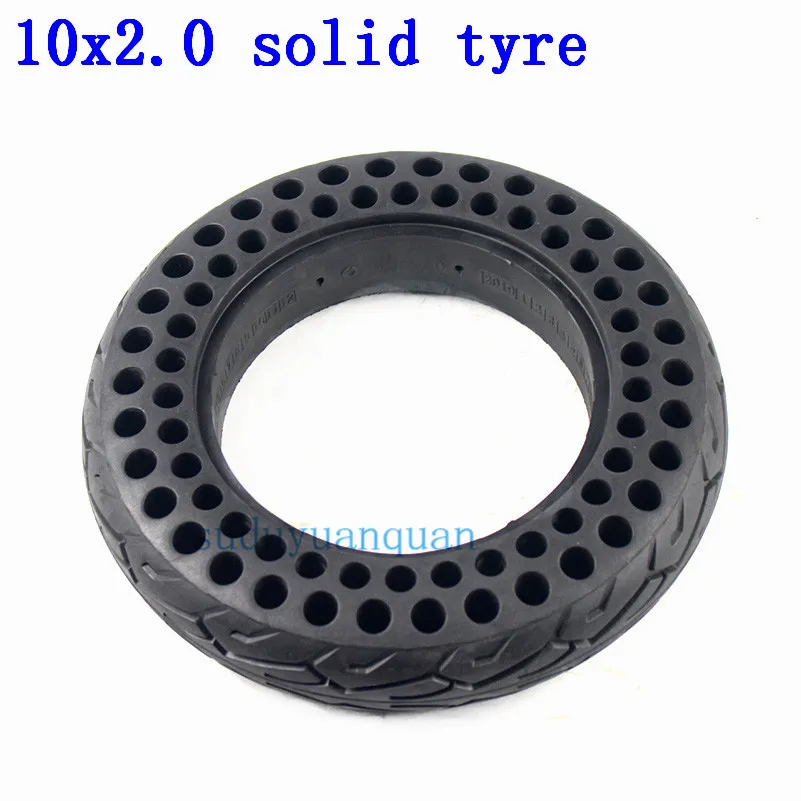 

10x2.0 Solid Tire 10 Inch Non Pneumatic Honeycomb Solid Tyre for Electric Scooter Balance Car Electric Bicycle
