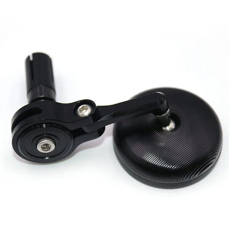 Зеркало заднего вида мотоциклетное универсальное алюминиевое круглое боковое