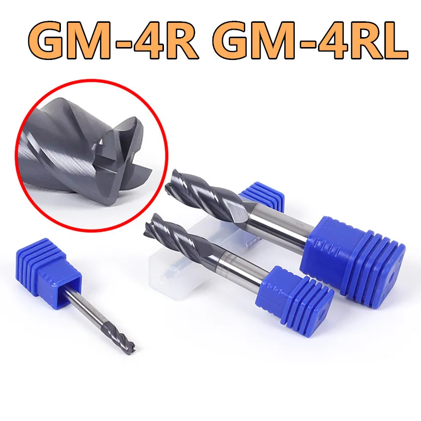 

ZCC.CT GM-4R-D12.0R0.5/GM-4R-D12.0R1.0/GM-4R-D12.0R2.0/GM-4R-D12.0R3.0/GM-4R-D20.0R1.0 Four flutes Corner Rounding End Mills