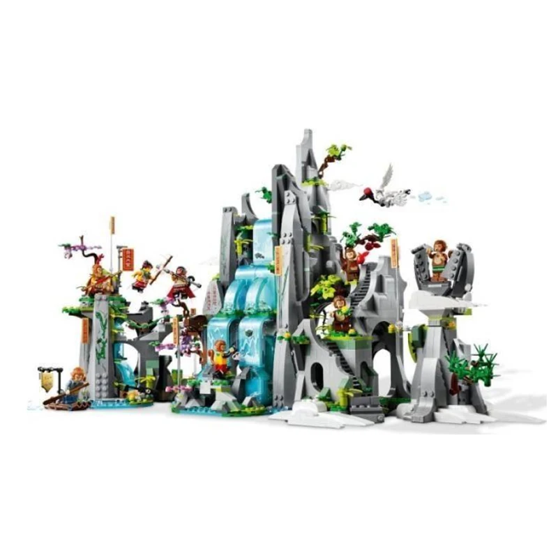

1949PCS New MonkeyKid Series Wukong King Wukong Little Xia The Legendary Flower Fruit Mountain Compatible 80024 LE-GOStoy Gift
