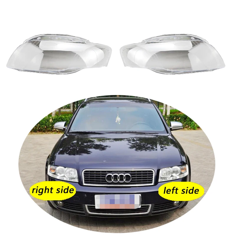 

Use For Audi A4 B7 2000-2004 Transparent Headlamp Cover Lamp Shade Front Headlight Shell Lampshade Lens shell
