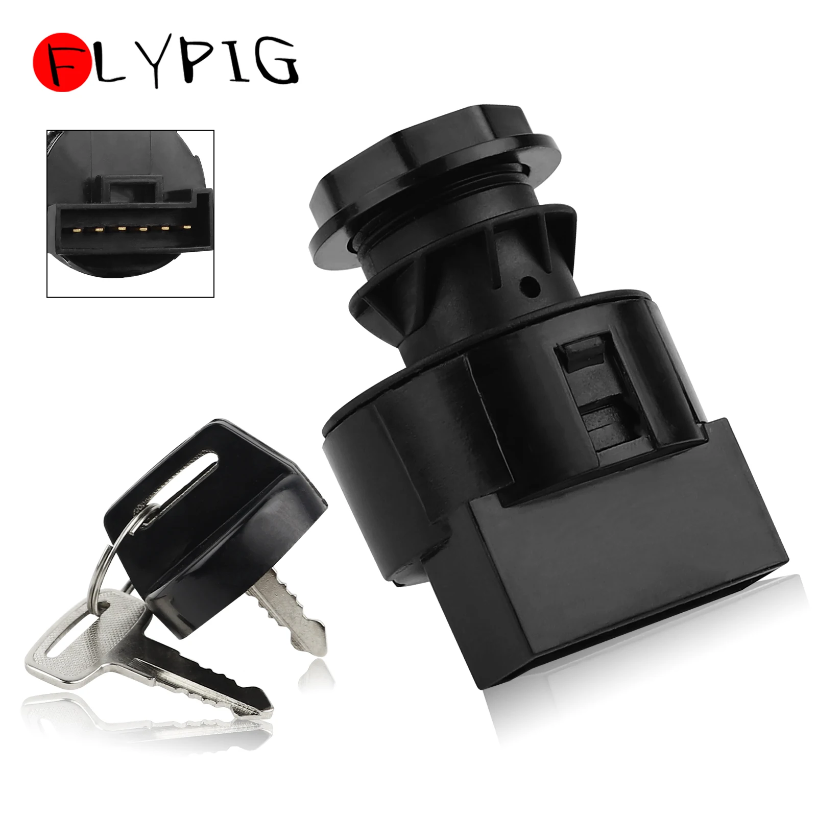 

3-Position Ignition Key Switch For Polaris Ranger 400 425 500 570 700 800 900 1000 Crew XP RZR Sportsman 500 570 700 800