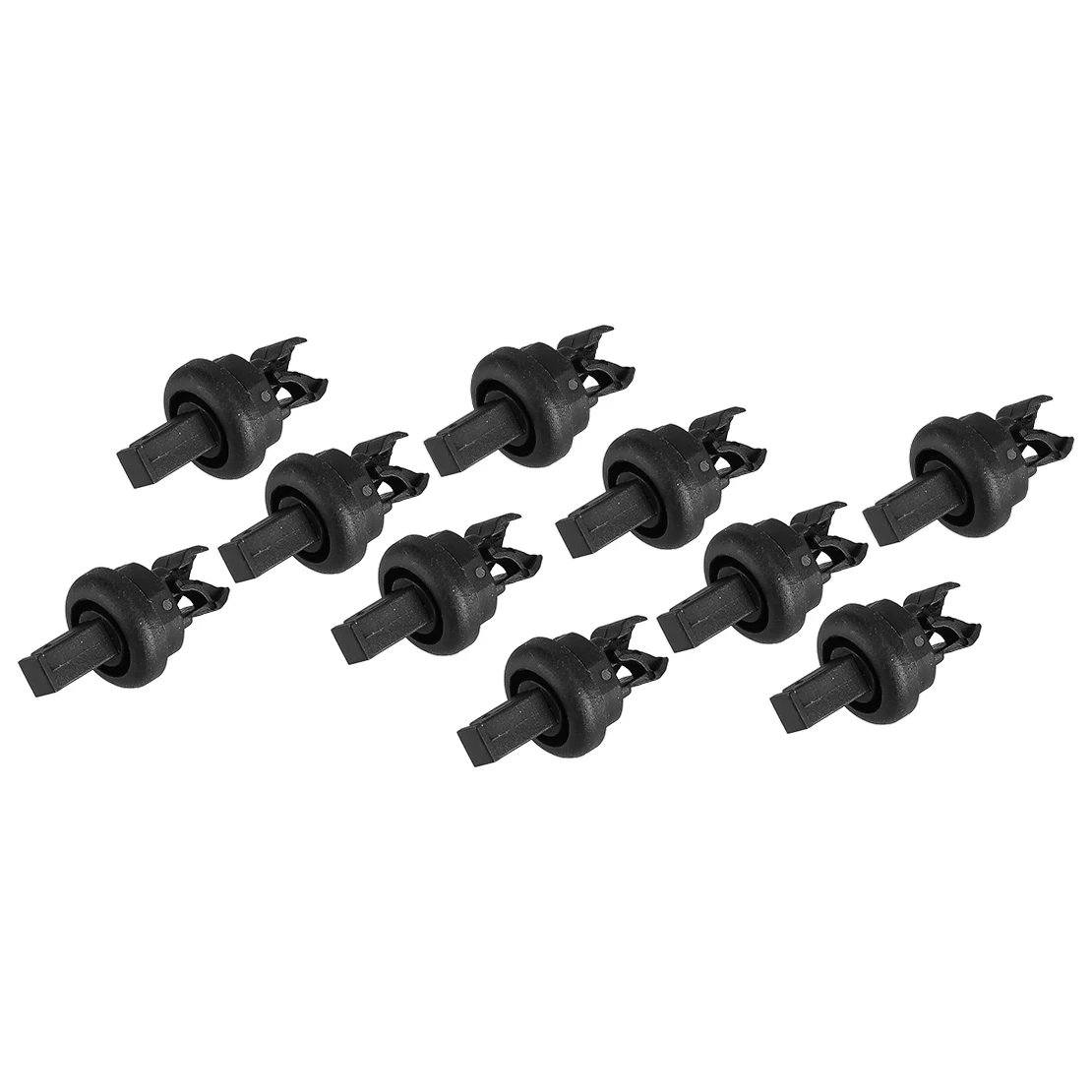 10 шт. черные пластиковые зажимы для шнура в виде посылки 7705099001 подходит Renault Clio