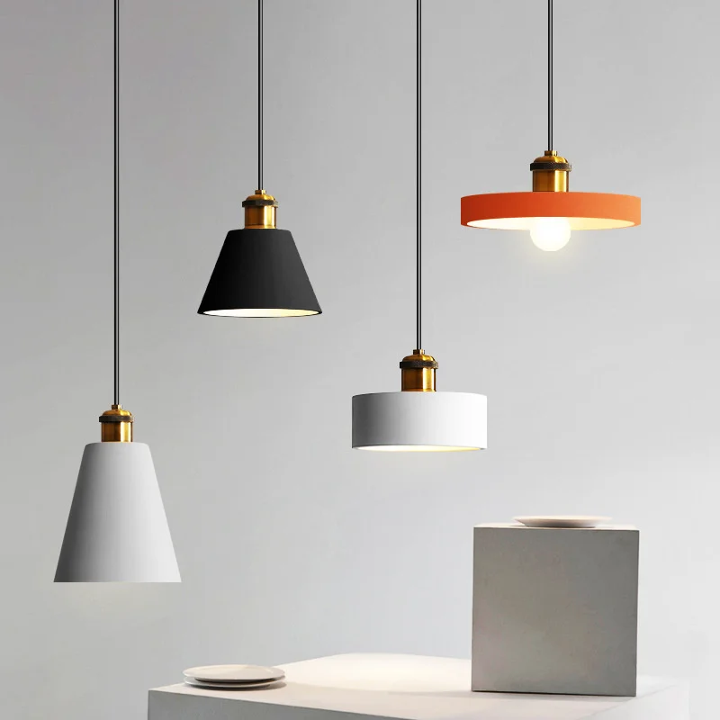

modern led vintage led chandeliers ceiling scandinavian vintage lamp e27 pendant light home deco lustre suspension