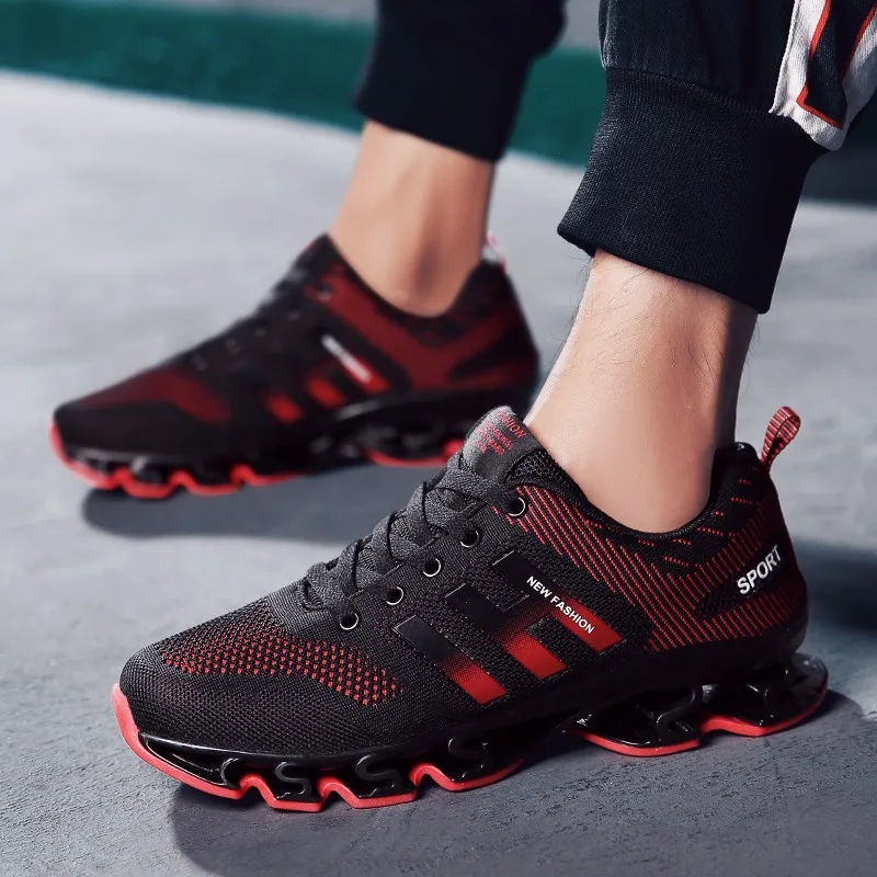 Мужские кроссовки для бега дышащие Нескользящие взрослых большие размеры 47 46 |