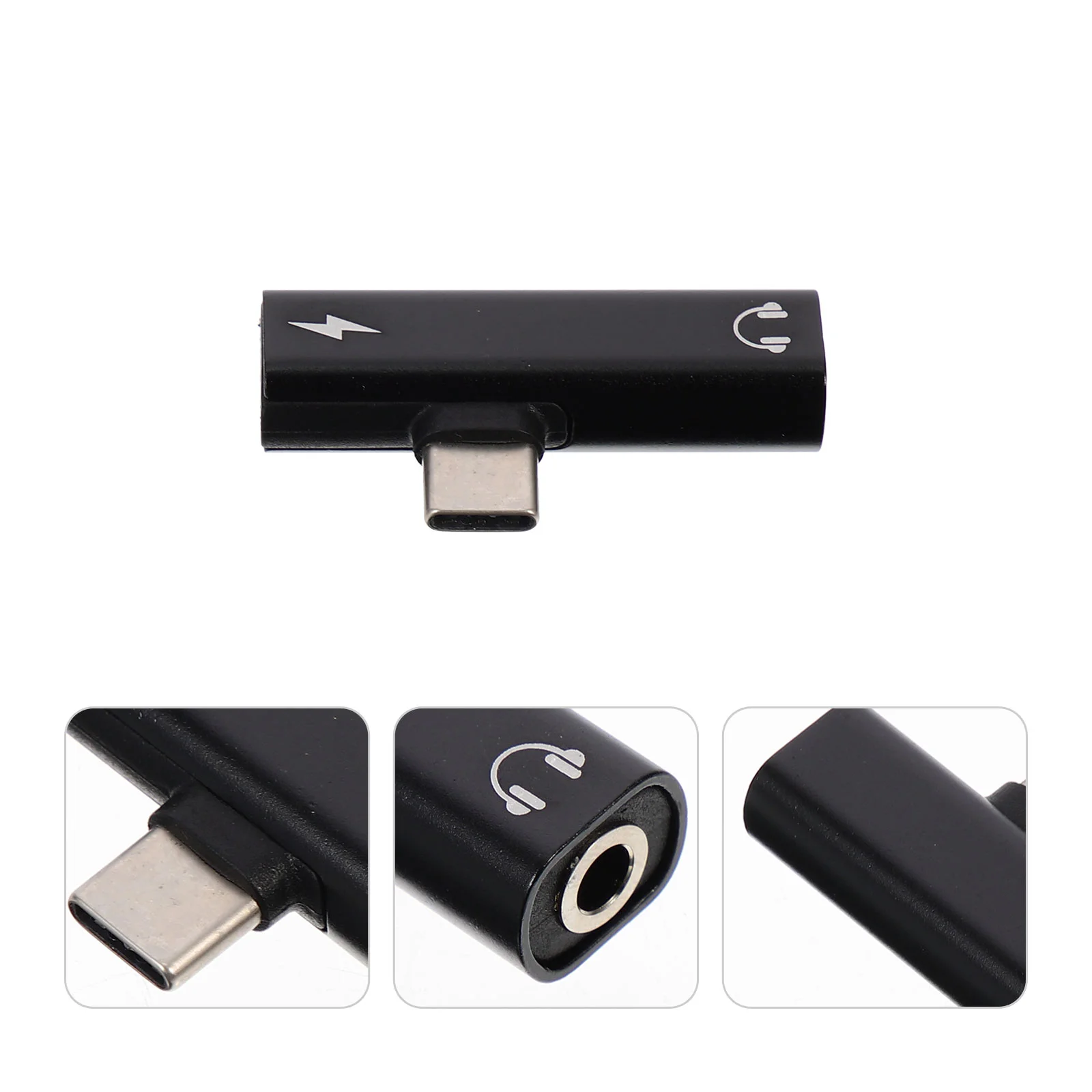 

Portable Earphone Adapter 2 in 1 USB C to 35mm Audio and Charging Adapter