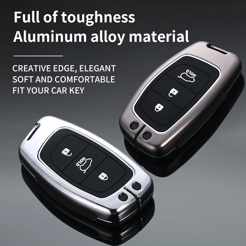 

Car Key Case Cover Protection Shell Holder For Hyundai Tucson Sonata Santa Fe Elantra Accent Solaris Verna ix25 ix35 i20 i30 i40