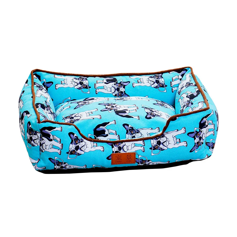 

Pet Large Dog Bed Warm House Candy-colored Square Nest Pet Kennel For Small Medium Large Dogs Cat Puppy Plus Size Dog Baskets
