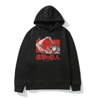 anime attack on titan pullovers tops 2022 spring new long sleeves hoodie male japanese streetwear manga hooded sweatshirt mens