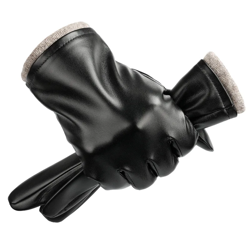 

Winter Plus Velvet Windproof Waterproof Warm and Cold Cycling Gloves Men's Outdoor Sports Electric Vehicle Touch Screen Gloves