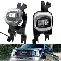 Fog Light Assembly With DRL And Turn Signal For Ford F250/F350/F450 Super Duty 2008 2009 2010 Bumper Driving Fog Lamp.