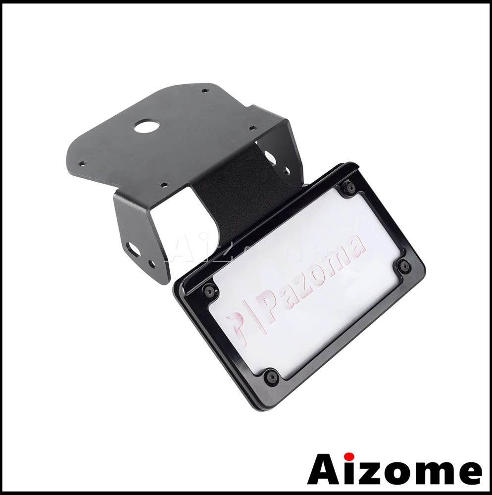 Крепление на заднее крыло мотоцикла Кронштейн номерного знака алюминиевый