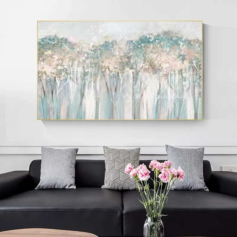 

Gold foil artwork simple on the wall texture slice images living room manual canvas oil painting art poster bedroom adornment