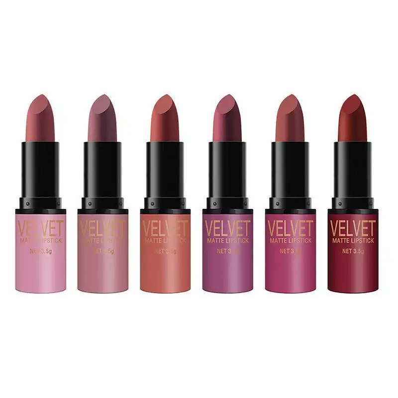 

Lipstick For Women 6Pcs Velvet Matte Lipstick Set Long Lasting Waterproof Red Matte Lipsticks Moisturizing Lip Sticks Set For