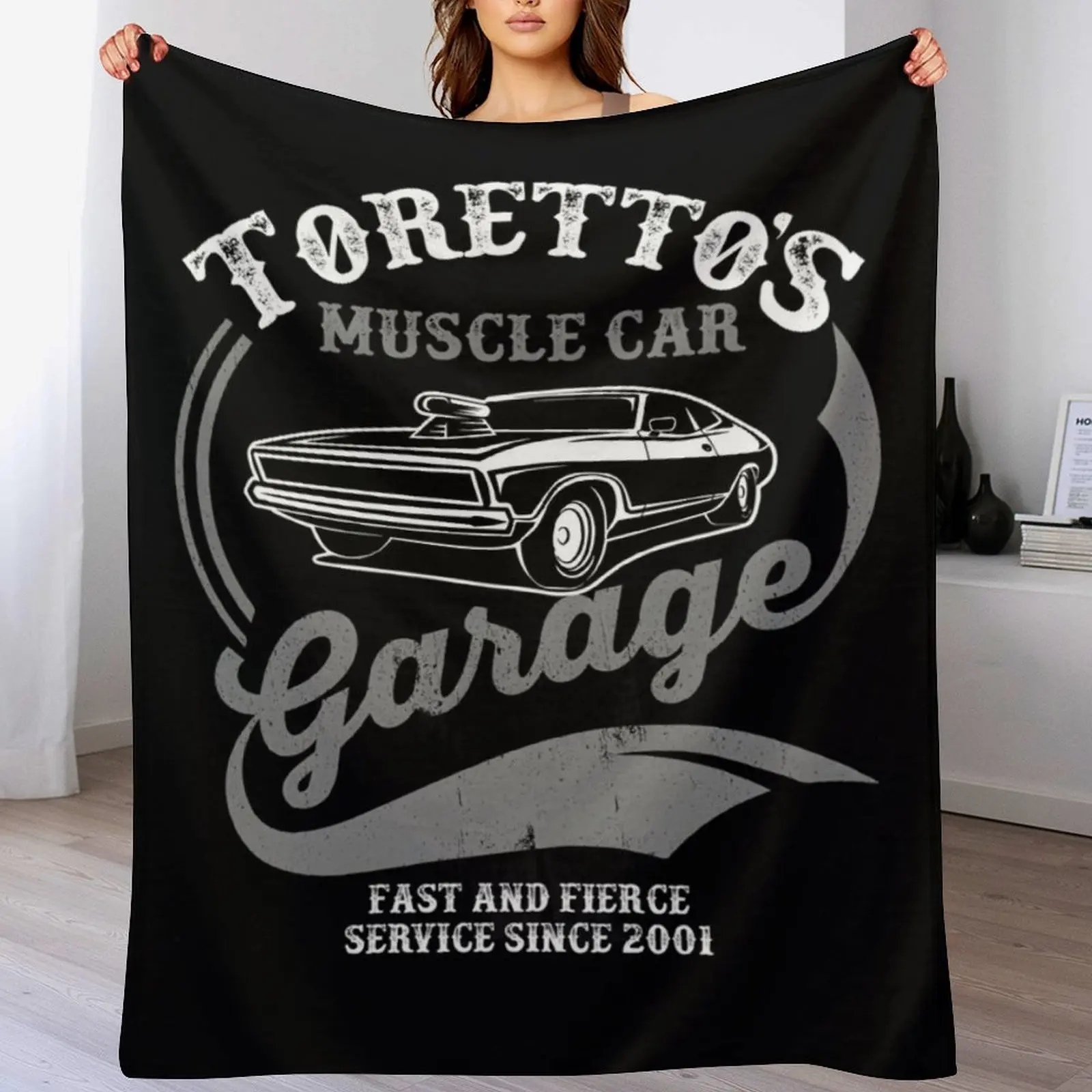 Одеяло Toretto&ampx27s Muscle Car Garage Classic летнее постельное белье клетчатые одеяла для