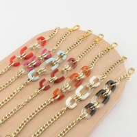 luxury acrylic bag chain shoulder strap diy removable bag accessories women handbag resin chain of bags purse mobile phone chain