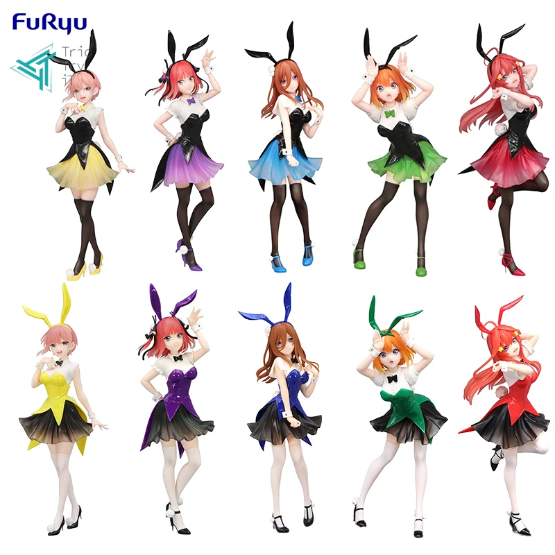 В наличии FuRyu Trio-Try-iT The Quintessential Quintuplets Nakano Ichika Nino Miku Yotsuba Itsuki Bunny Girl Аниме Фигурка