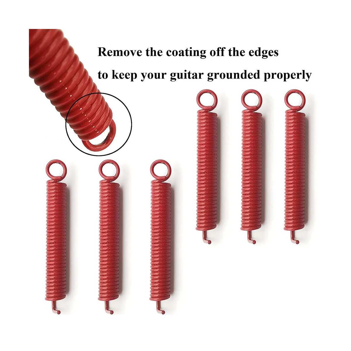 6 в упаковке бесшумные пружины Tremolo мостовая пружина для электрогитары подходит