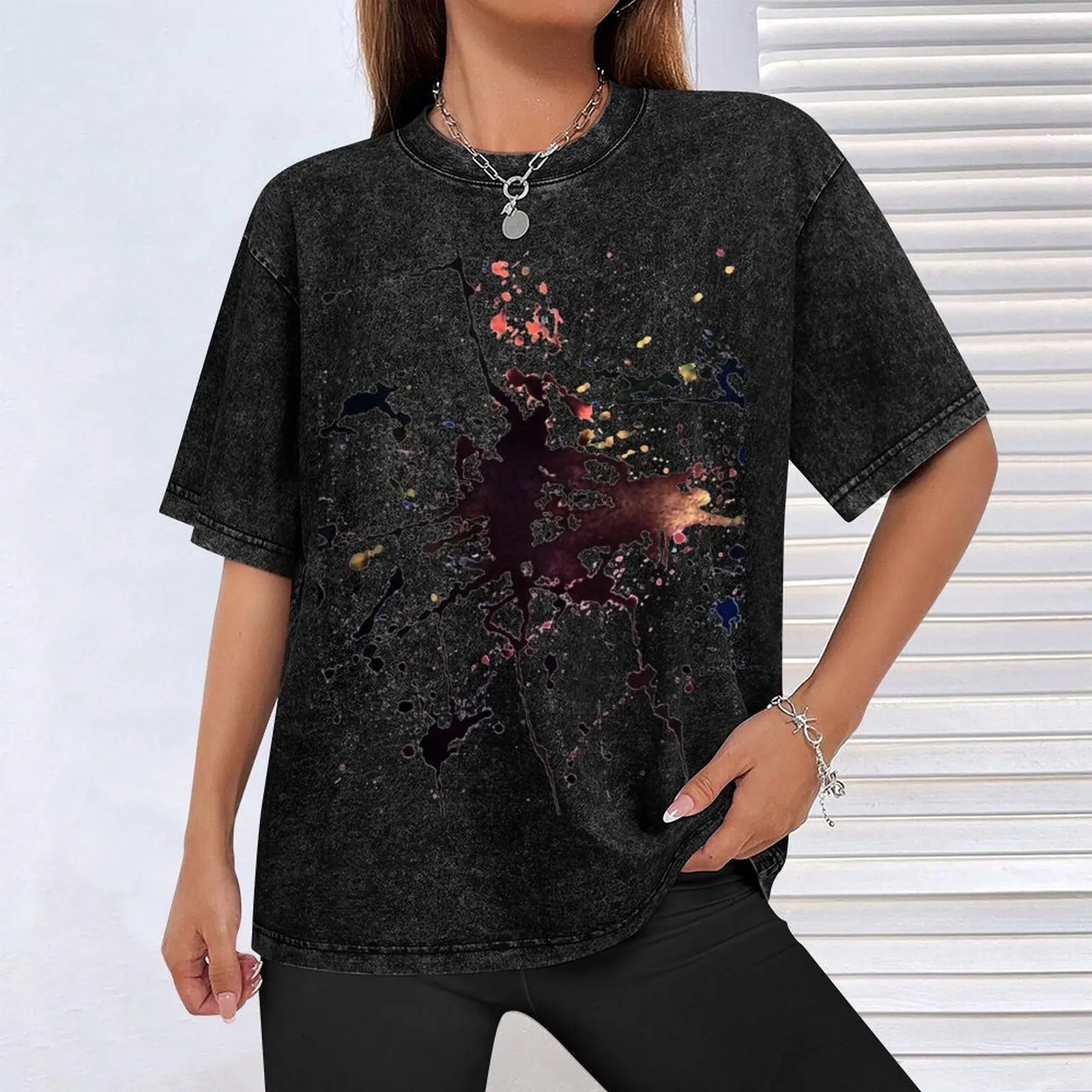 Фото Футболка с принтом Ink Splats от Jaason T-Shirt №4