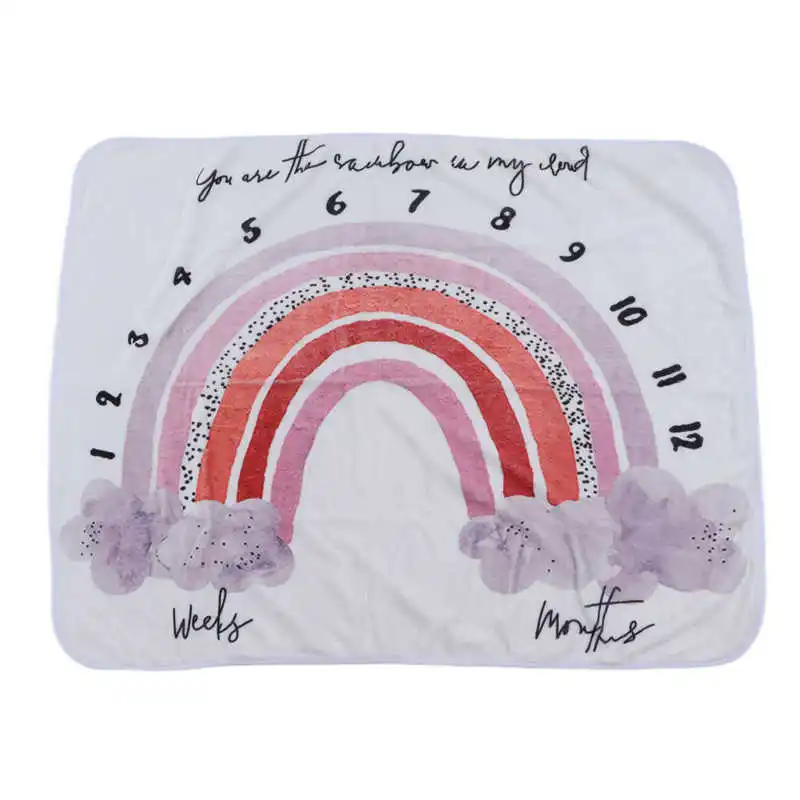 

Baby Milestone Blanket Milestone Blanket Cute Design for Photography Props