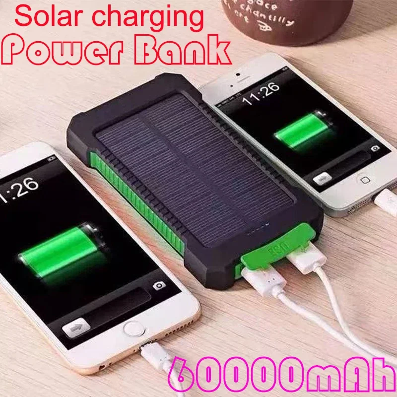 

Three Defense Solar Mobile Power Supply Outdoor Charging Bank Large Capacity Solar Phone Charging 60000mah