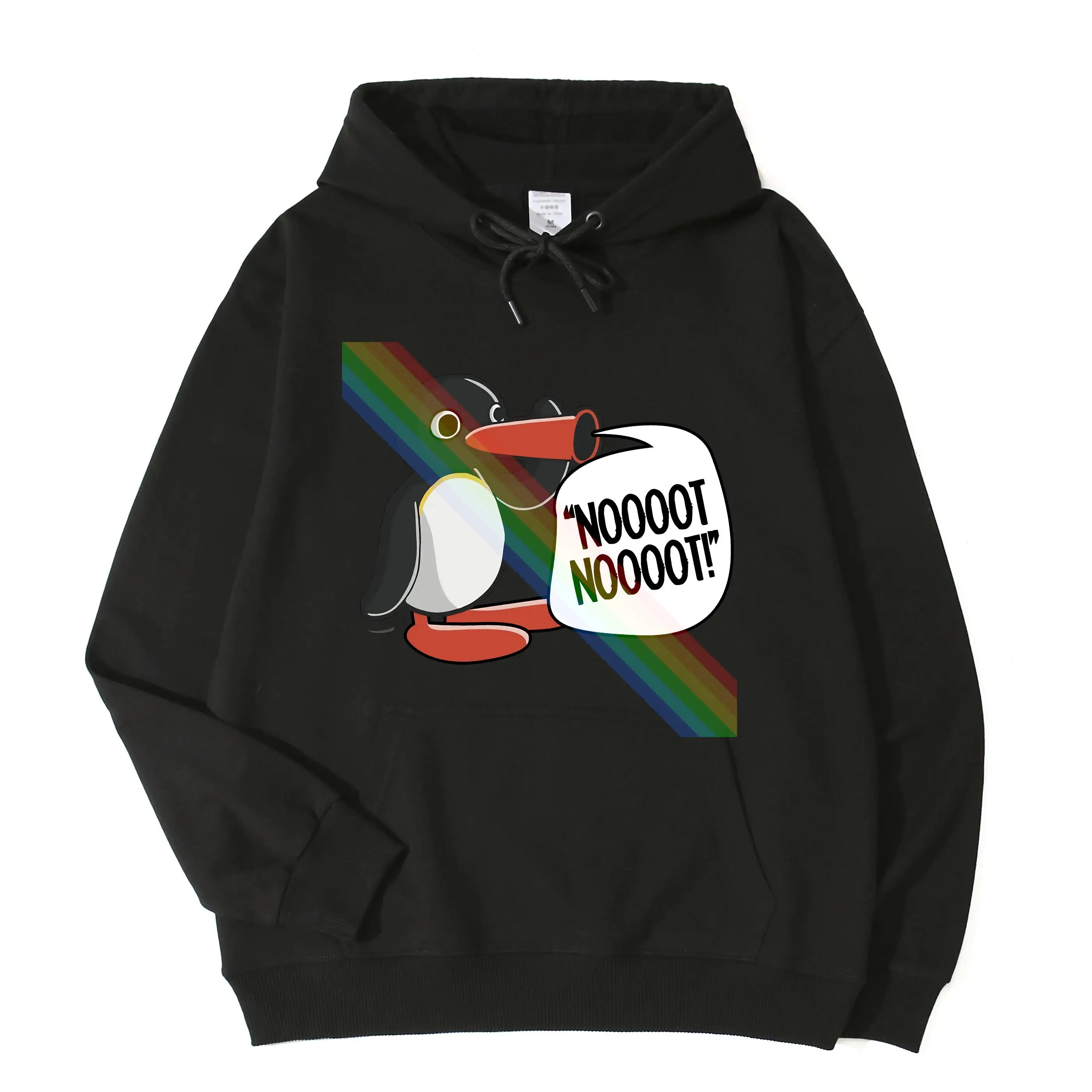 

Noot Noot Pingu Retro Top Selling Autumn Unisex Top Hoodie Mens Fashion Wool Clothing Sweatshirt Pullover Asian Size