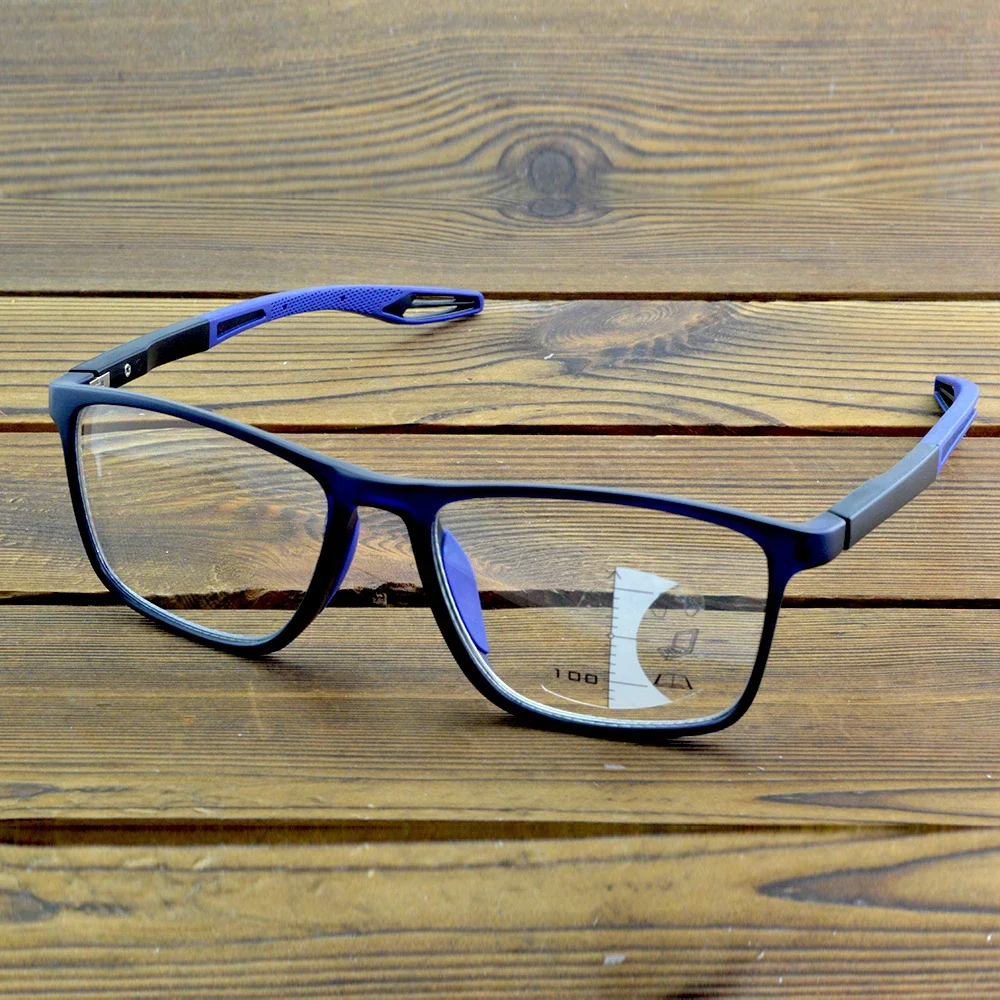 NOMANOV спортивные велосипедные очки комфортной формы Blu цветные прогрессивные для