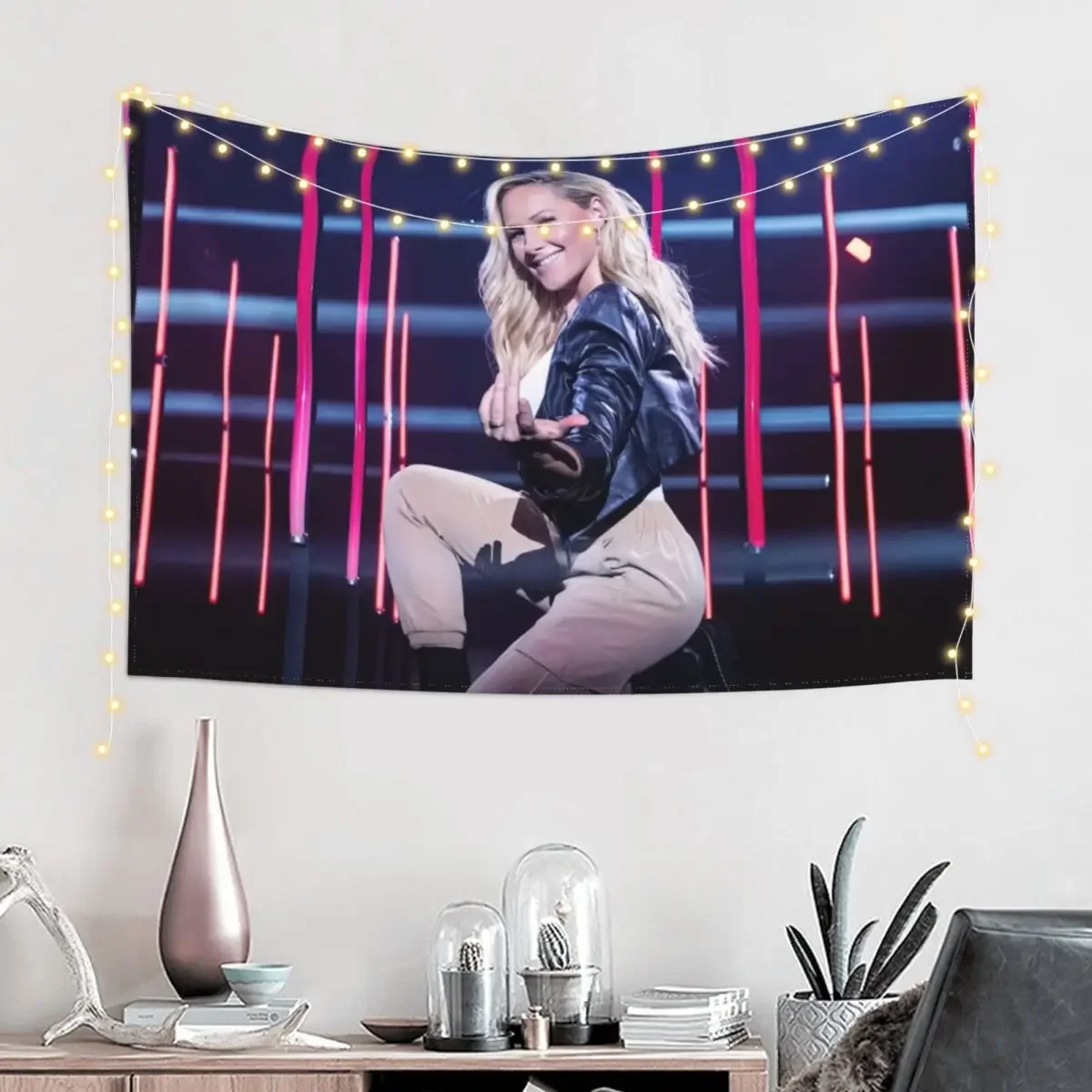 Helene Fischer Im Rausch Der Сан Гобелен Декор комнаты Корейский стиль Эстетический декор