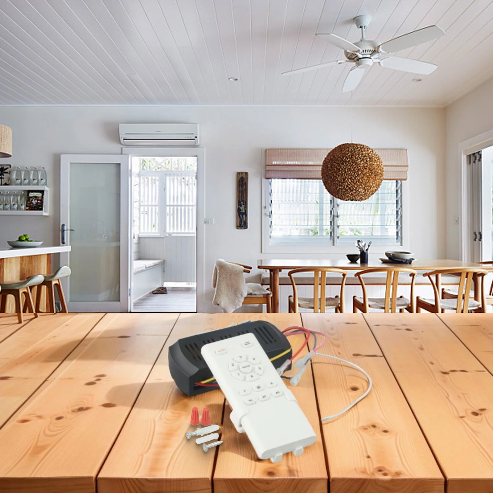 Удобная регулировка потолочного вентилятора стандартный комплект удобный пульт