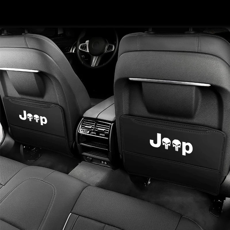 Фото Защитная накладка на автомобильное сиденье от ударов и грязи для Jeep Renegade, Compass, Patriot, Grand Cherokee, детский коврик от грязи, легко моющийся, защитный. №3