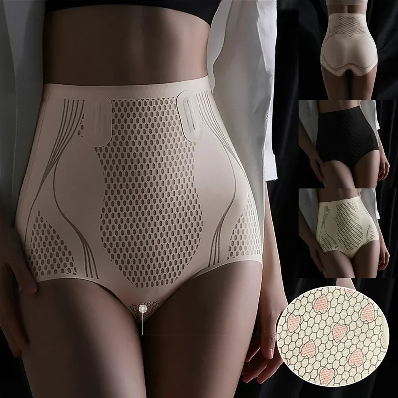 Женские корректирующие трусики с высокой талией из вискозы