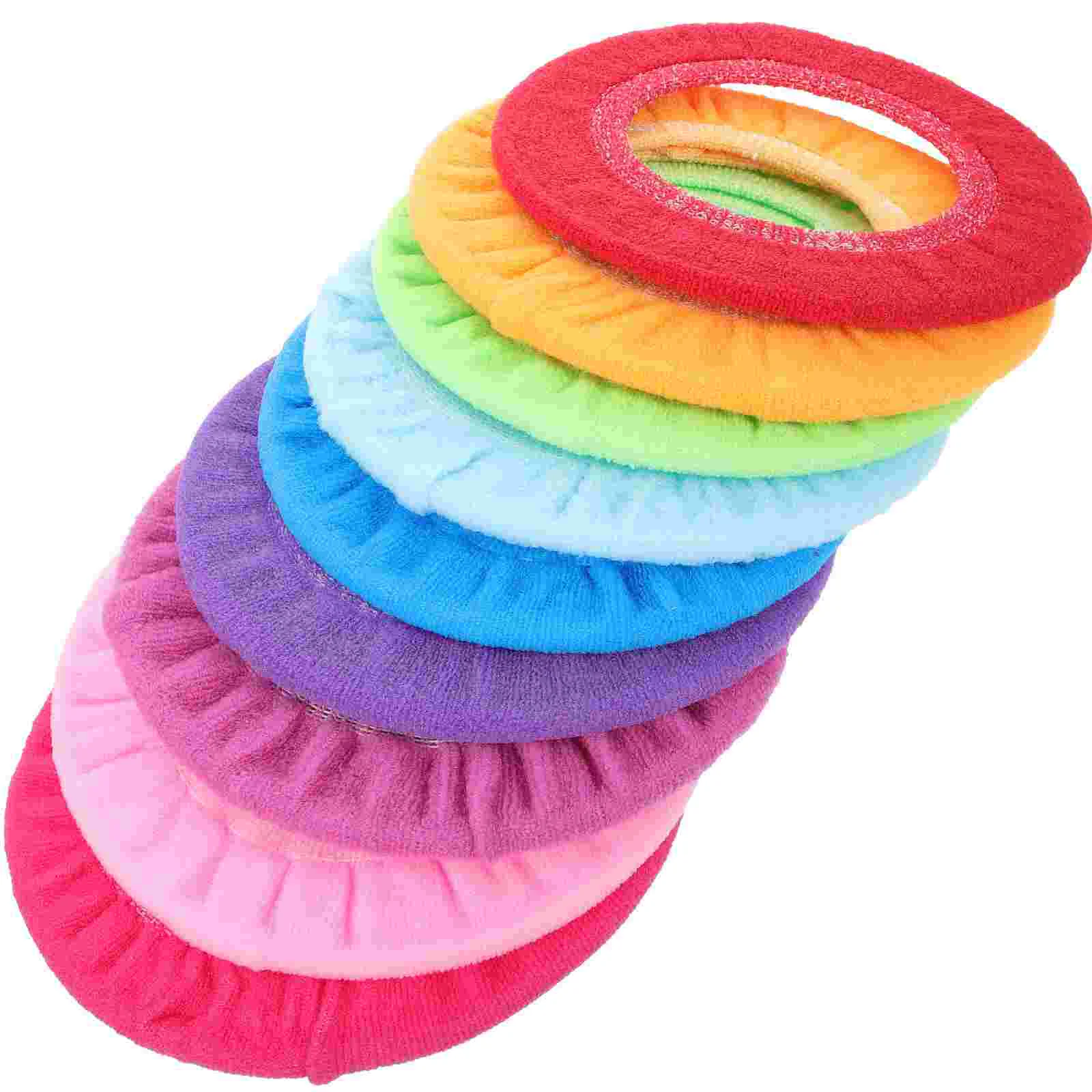 

9 Pcs Spittoon Pad Stretchable Toilet Seat Cushion Washable Cushions Warm Cover Mat