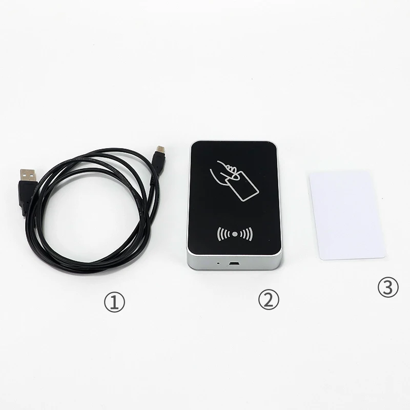 ISO 18000-6C/6B Настольный USB-считыватель карт доступа с питанием RFID-считыватель