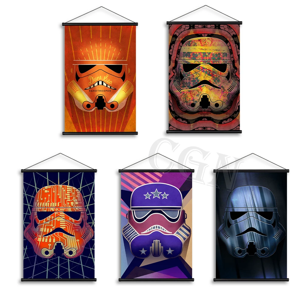 

Картины HD печатные Звездные войны диснеевские фильмы Холст Плакаты домашний декор Висячие свитки настенные картины для гостиной модульные...