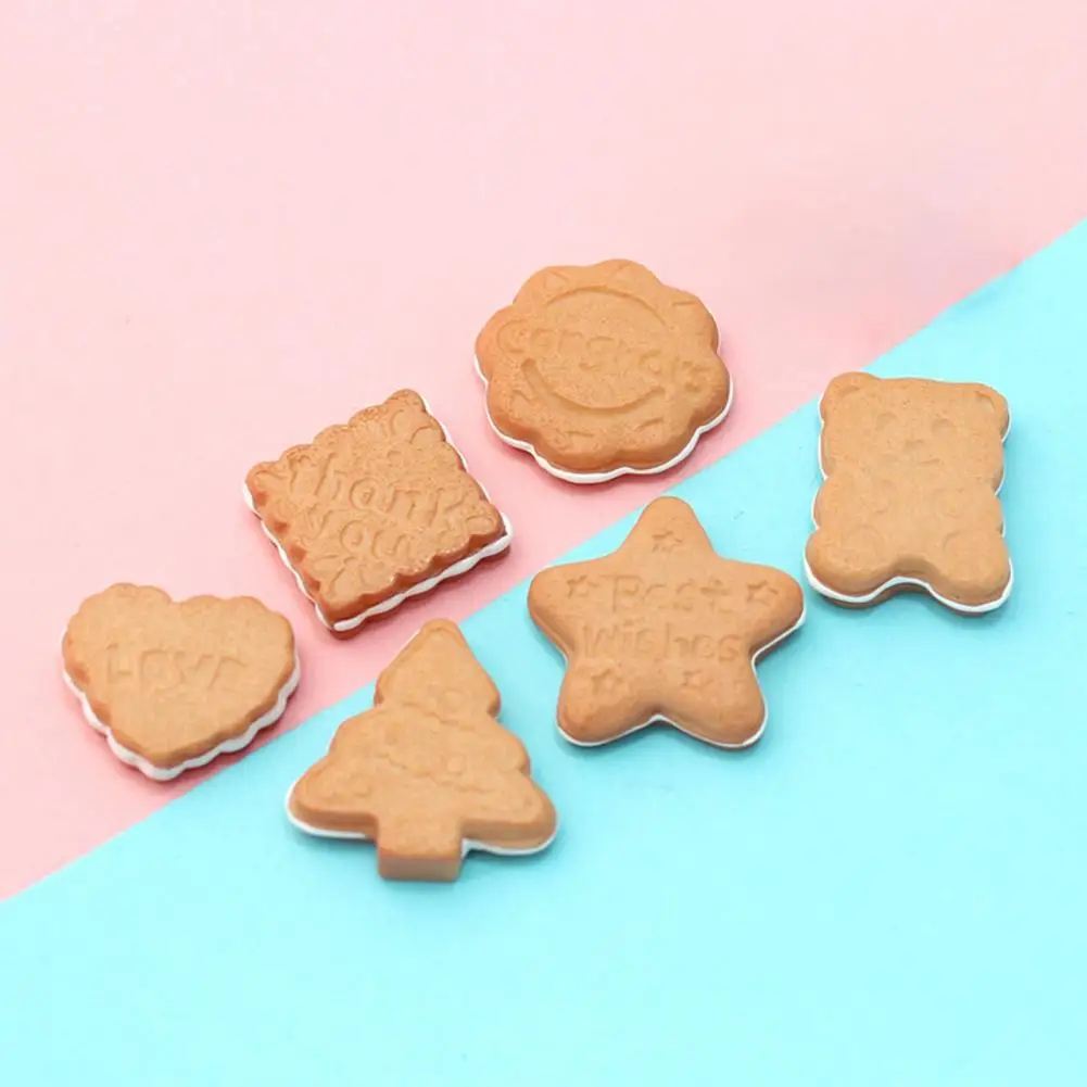 

Christmas Decoration Craft Lightweight Cartoon Bear Heart Fake Biscuit Model Christmas Cookies Model Simulation Cookies