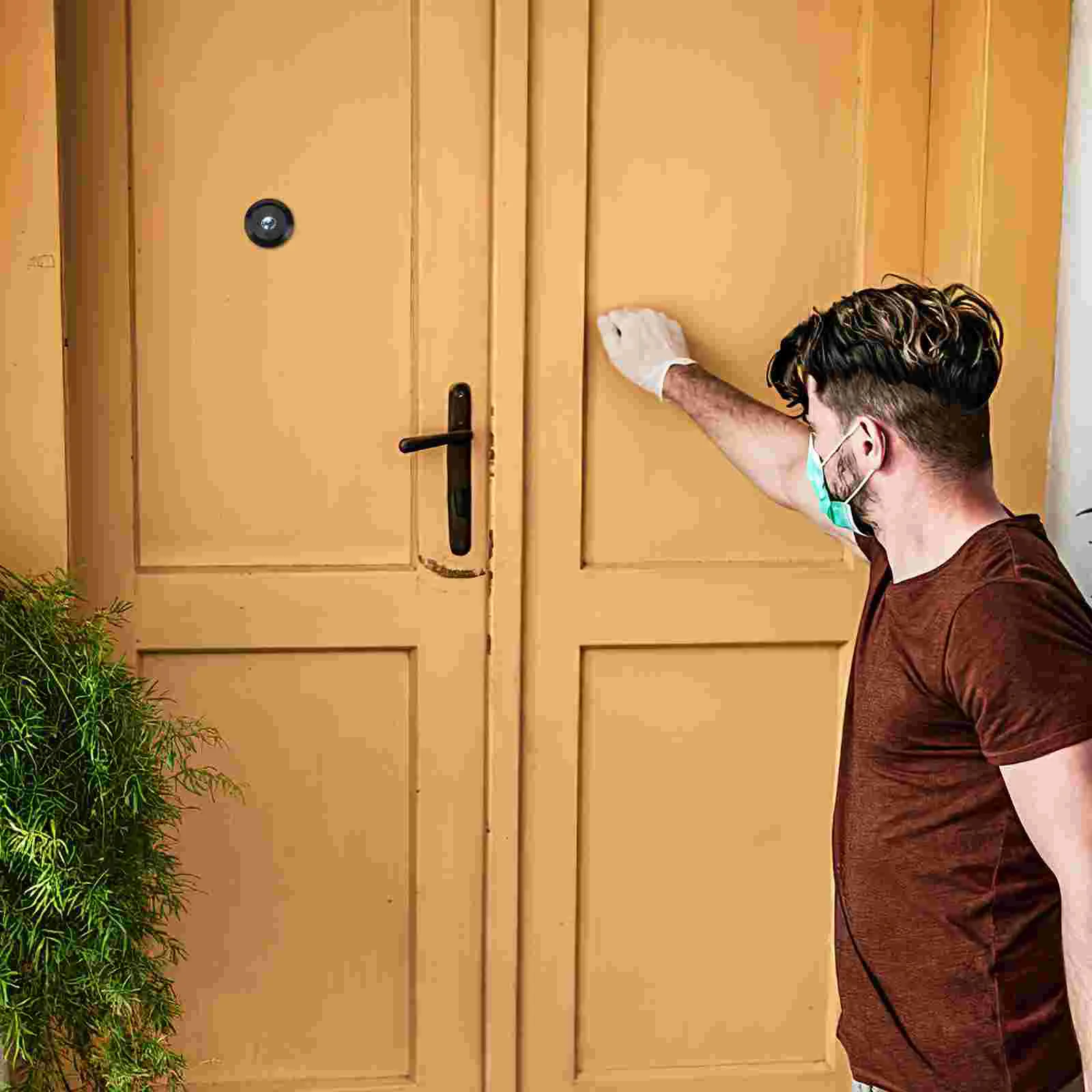 Дверной глазок номер конфиденциальности отверстия из нержавеющей стали для