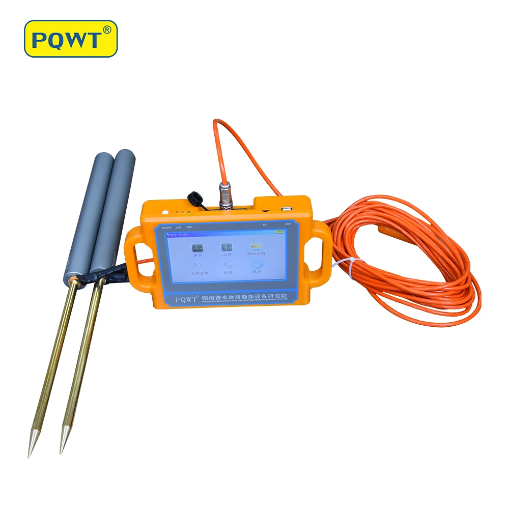 

2023 New PQWT-S300 Underground Water Detector Water Well Drilling Machine 150 Meter 300 Meter Fresh Result Water Detector