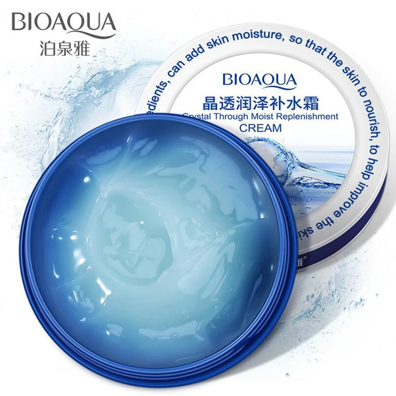 

BIOAQUA FaceCrystal Moisturizing Face Cream Skin Care Nourish Tight Filling Water Whitening Cream 38g