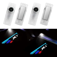 2pcsset car door welcome light for bmw x1 x2 x3 x4 x5 logo auto hd led laser projector warning ghost lamp external accessories