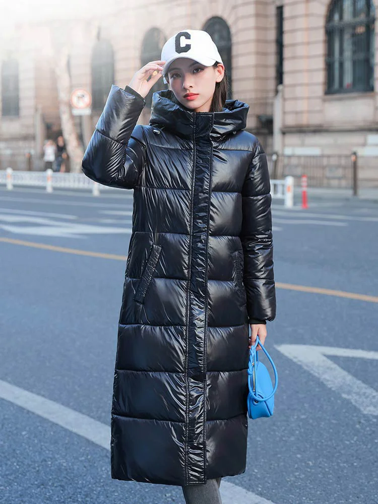 Women Winter Jacket Warm Thicken Long Parka Hooded High Quality Female Puffer Jacket Coat Cotton Padded Women Clothes