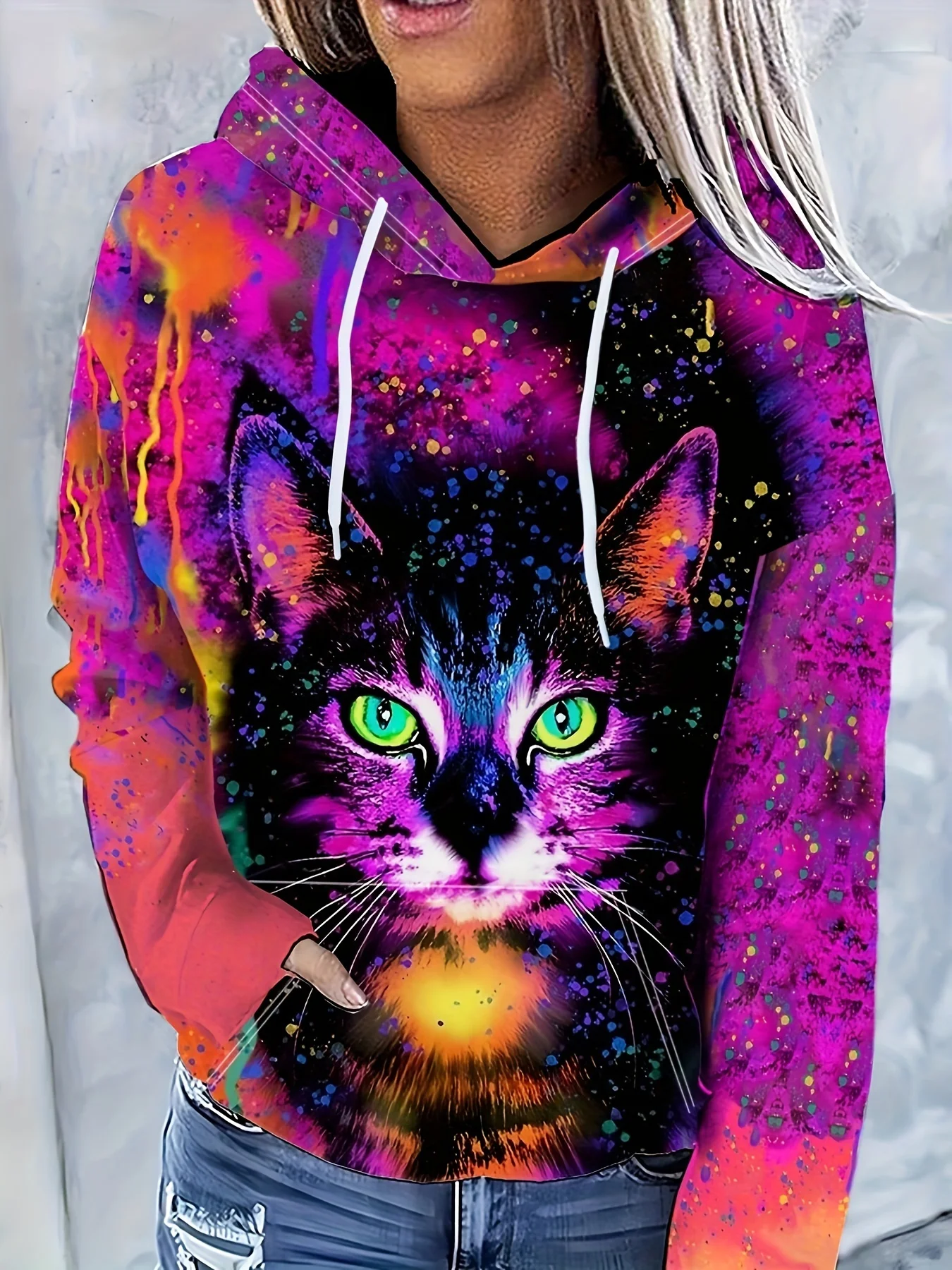 Худи унисекс с принтом паутины