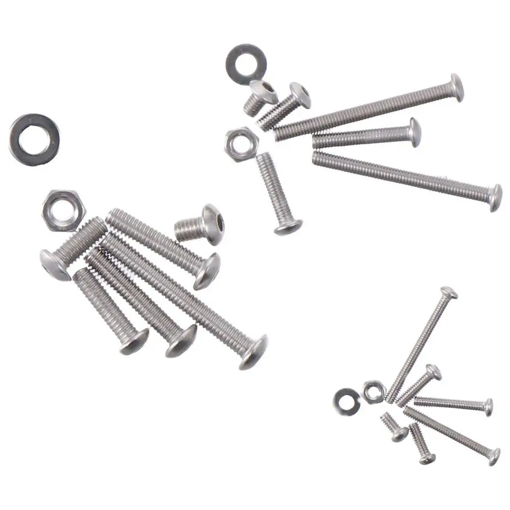 

1080 шт. набор метрических винтов M2 M3 M4 M5 из нержавеющей стали 304 8 мм/12 мм/16 мм/20 мм набор гаек и болтов