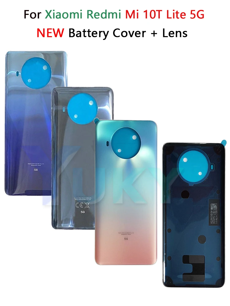 Новинка Задняя стеклянная панель для Xiaomi Mi 10T Lite задняя крышка аккумулятора с