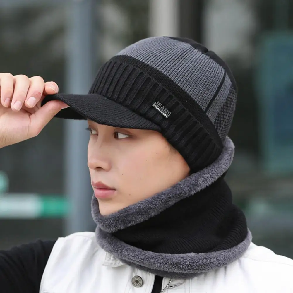 

Холодостойкий дышащий лоскутный цветной комплект из бейсболки, шапки и шарфа для активного отдыха