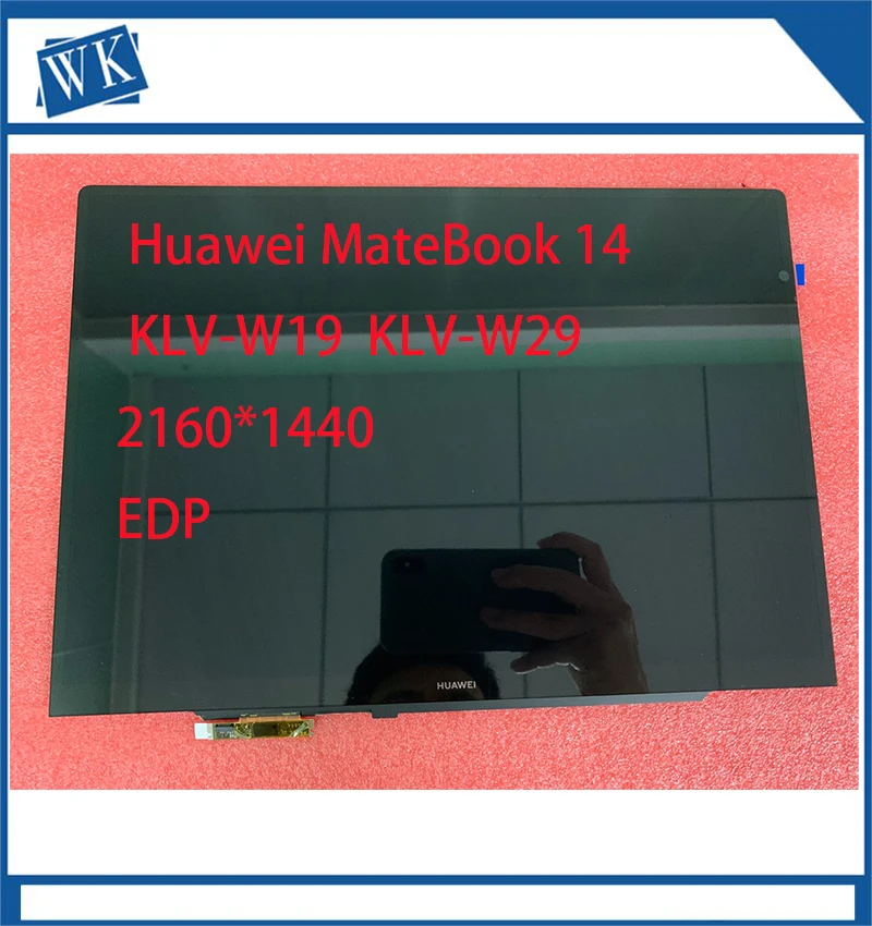 14, 0 Huawei MateBook 14 2160*1440 ekran KLV-W19 KLV-W29 KLVD-WFH9 KLVD-WFE9 IPS LCD ekran meclisi de i tirme