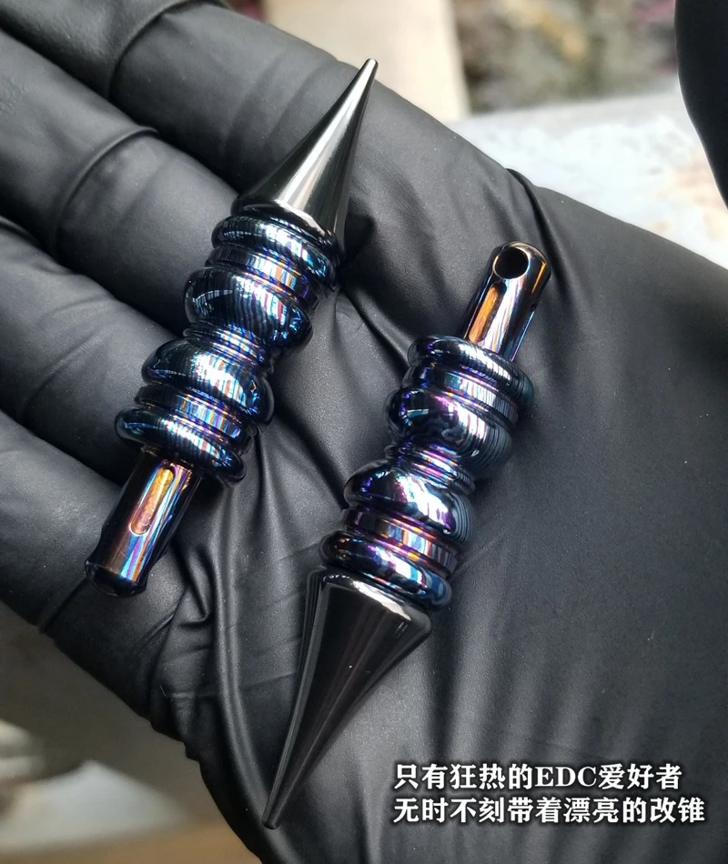 

1 Piece Titanium Alloy Timascus EDC Tools