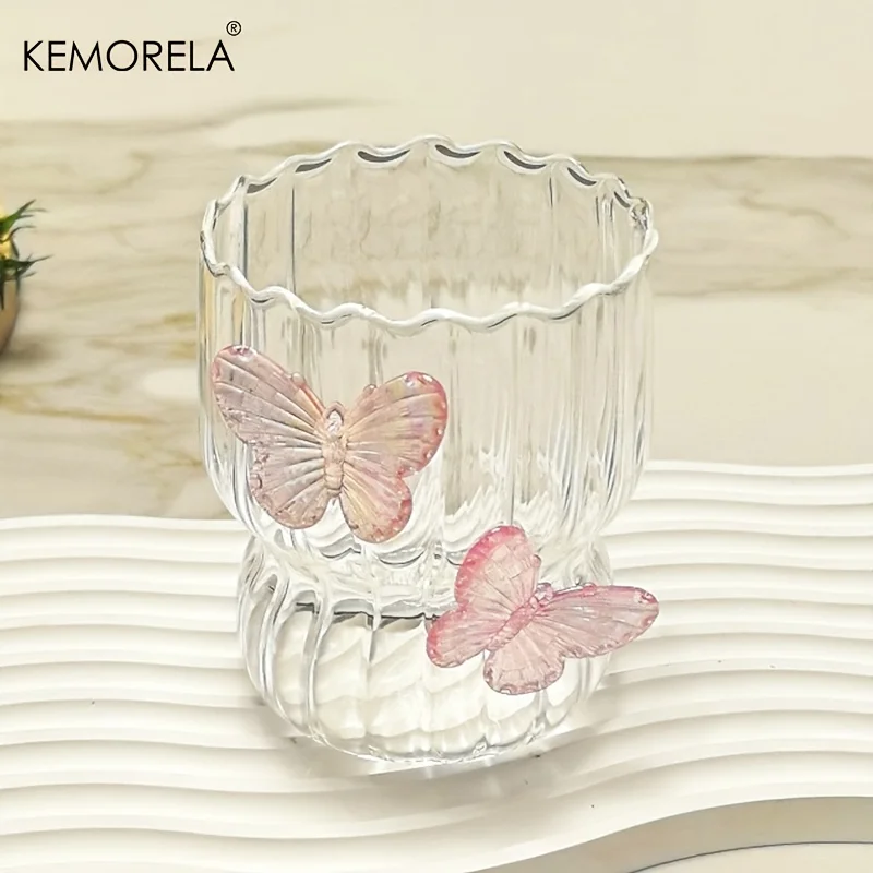 

KEMORELA стеклянная чашка с бабочкой