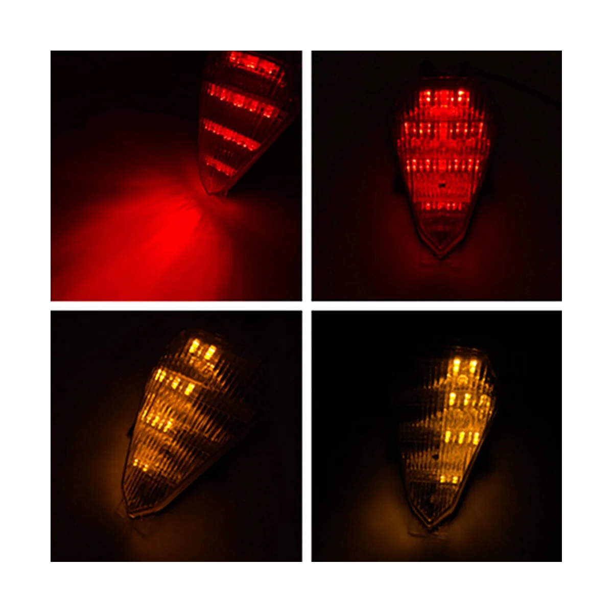 Задний фонарь для мотоцикла со светодиодной подсветкой Yamaha YZF R6 2008-2016